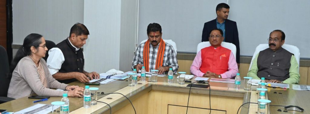 जुआं सट्टा नशा खोरी बर्दाश्त नही की जाएगी लोगो को कानून का राज दिखना चाहियॆ : विष्णुदेव साय