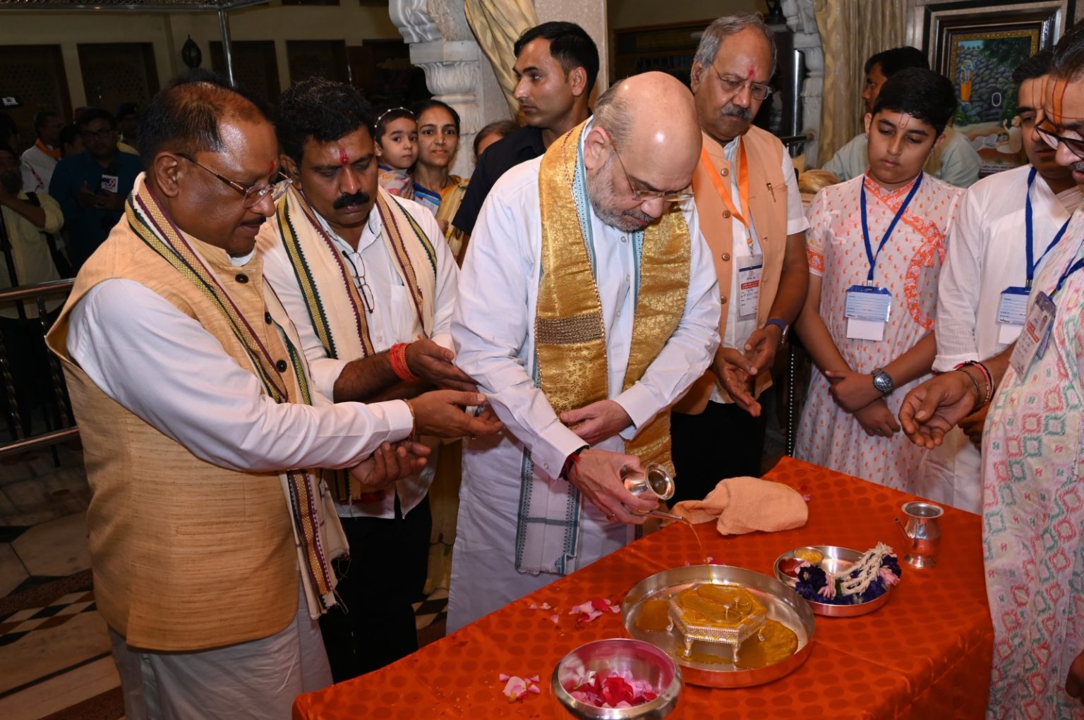 ब्रेकिंग : गृह मंत्री अमित शाह ने महाप्रभु वल्लभाचार्य जी के मुख्य प्राकट्य बैठक स्थल और चम्पेश्वर महादेव की पूजा-अर्चना की