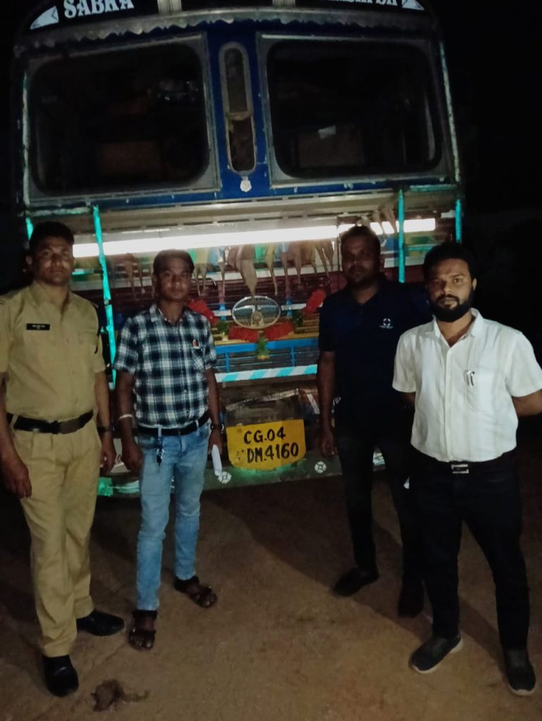 तहसीलदार ने 120 क्विंटल अवैध धान परिवहन पर की बड़ी कार्यवाही