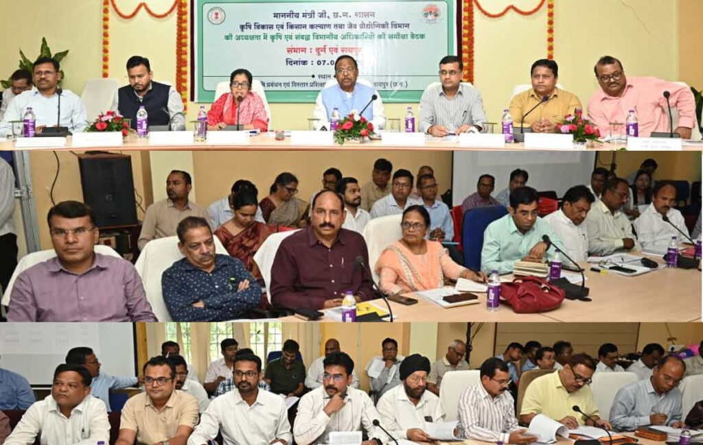 रासायनिक खाद की कालाबाजारी करने वाले जेल जाएंगे, सरकार को है किसानों के हितों की चिंता: कृषि मंत्री रामविचार नेताम…..