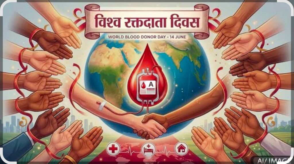 विश्व रक्तदाता दिवस 2026: बेमेतरा में 14 जून को विशाल रक्तदान शिविर, “Give Blood, Give Hope” थीम पर होगा आयोजन*