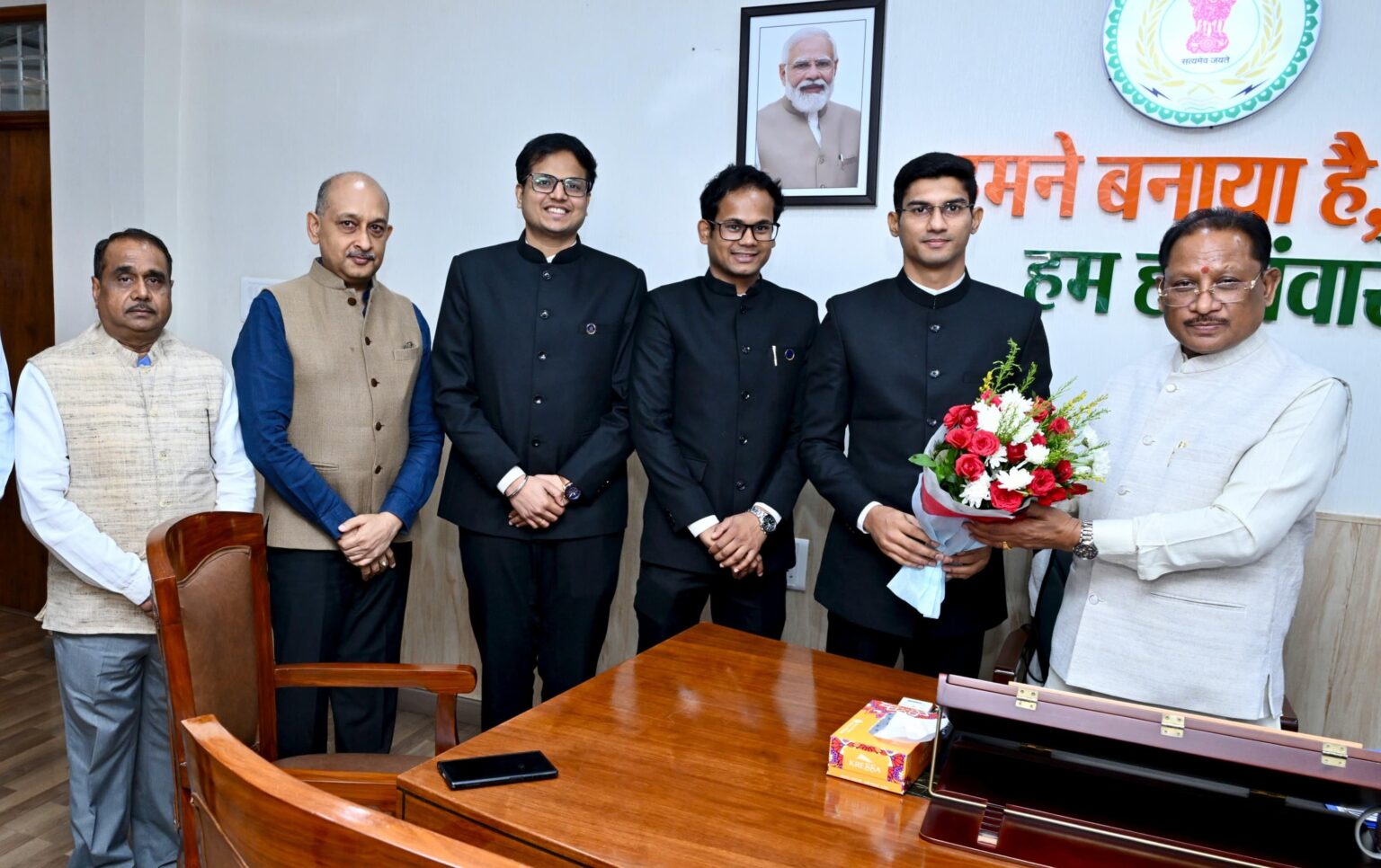 जनसेवा ही प्रशासनिक सेवा का सर्वोच्च उद्देश्य : मुख्यमंत्री विष्णु देव साय।
