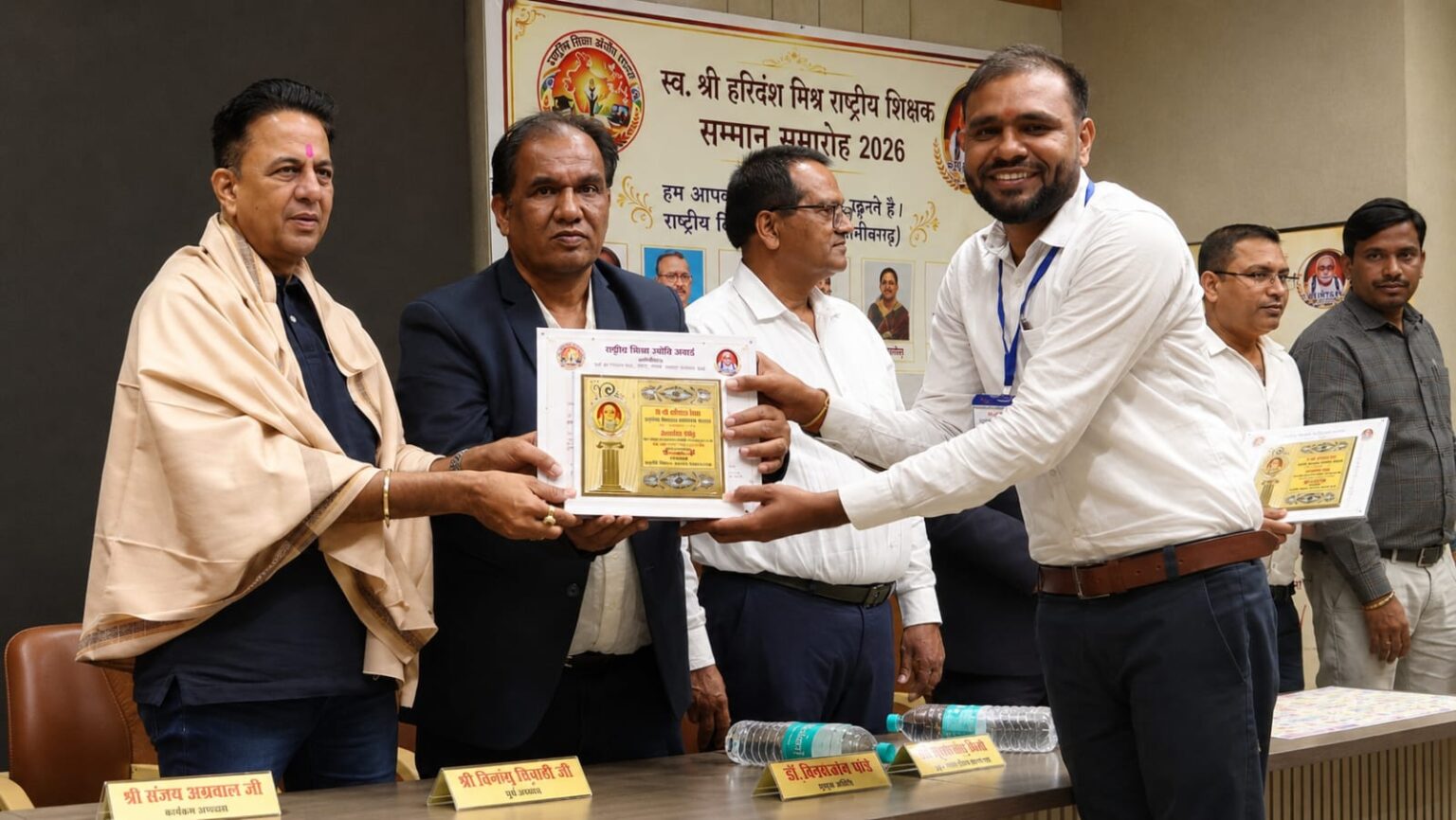 बस्तर के नवाचारी शिक्षक उमाशंकर साहू राष्ट्रीय शिक्षक सम्मान से सम्मानित।