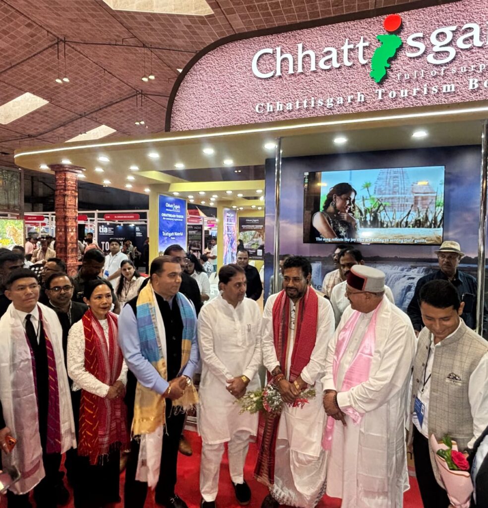 ट्रैवल एंड टूरिज्म फेयर कोलकाता-2026 में छत्तीसगढ़ पर्यटन का दमदार प्रदर्शन, वैश्विक पर्यटन मानचित्र पर मजबूत हुई पहचान…..