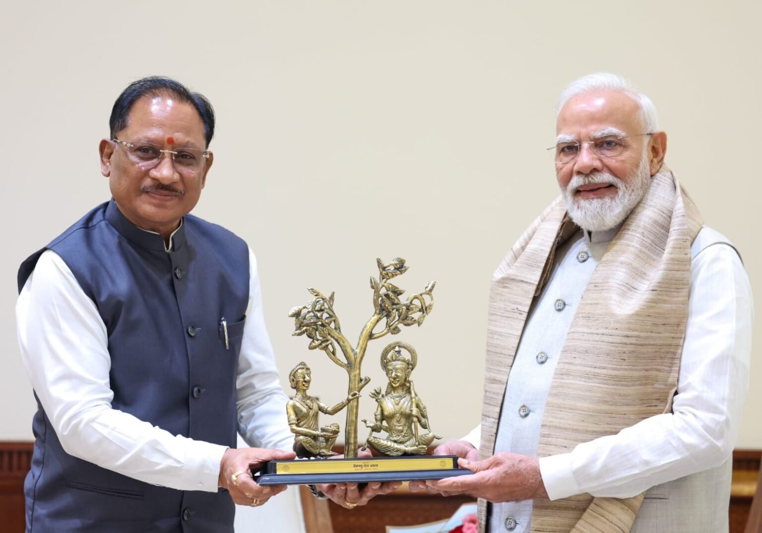 प्रधानमंत्री नरेंद्र मोदी से मुख्यमंत्री विष्णु देव साय ने की भेंट,छत्तीसगढ़ के विकास और ‘बस्तर विजन’ पर हुई विस्तृत चर्चा
