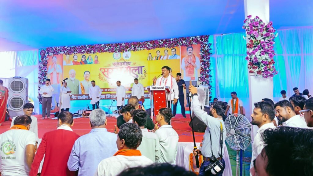 भोरमदेव सरस मेला में ठोस अपशिष्ट प्रबंधन नियम का पालन करने उपमुख्यमंत्री विजय शर्मा की अपील…..