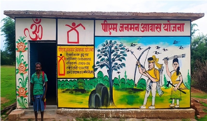 सेवा संकल्प अभियान 2026 : सेवा मेरा योगदान :पक्की छत से बदली जिंदगी, प्रधानमंत्री आवास योजना ने जशपुर के हजारों परिवारों के सपनों को दिया आकार……
