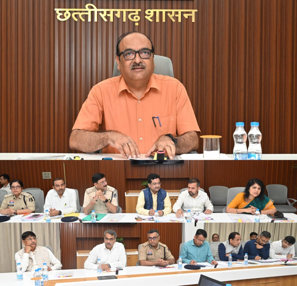 मुख्य सचिव की अध्यक्षता में रायपुर में आईटीएमएस के सुचारू संचालन को लेकर बैठक सम्पन्न हुई….