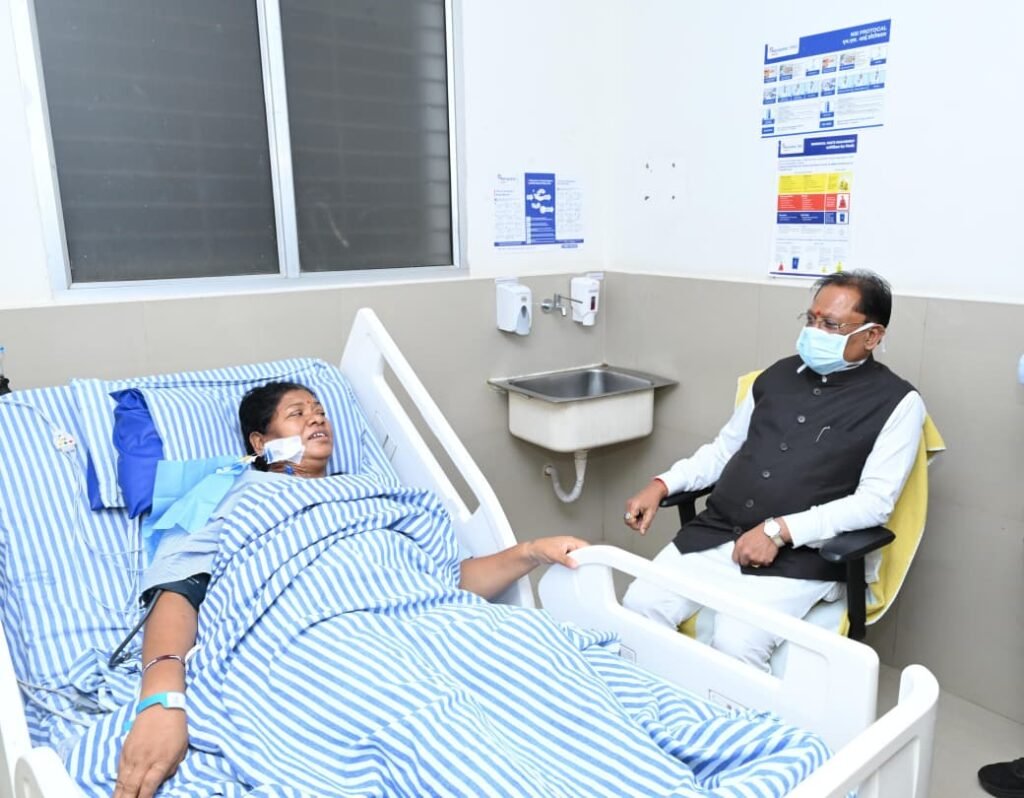 मुख्यमंत्री विष्णुदेव साय ने विधायक रायमुनी भगत का जाना कुशलक्षेम : शीघ्र स्वास्थ्य लाभ की कामना की…..